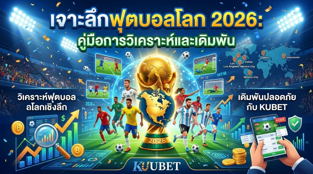 เจาะลึกตารางบอลโลก 2026: คู่มือการลงทุนและเดิมพันผ่าน KUBET