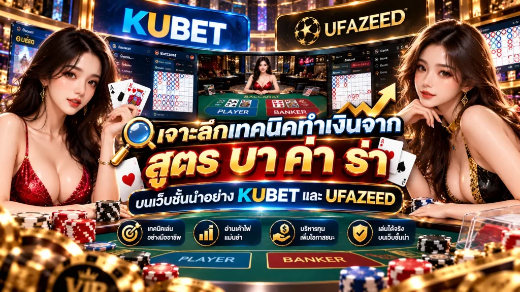 เจาะลึกเทคนิคทำเงินจาก สูตร บา ค่า ร่า บนเว็บชั้นนำอย่าง KUBET และ UFAZEED