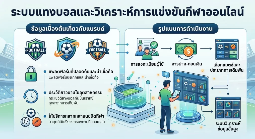 ระบบแทงบอลและวิเคราะห์การแข่งขันกีฬาออนไลน์